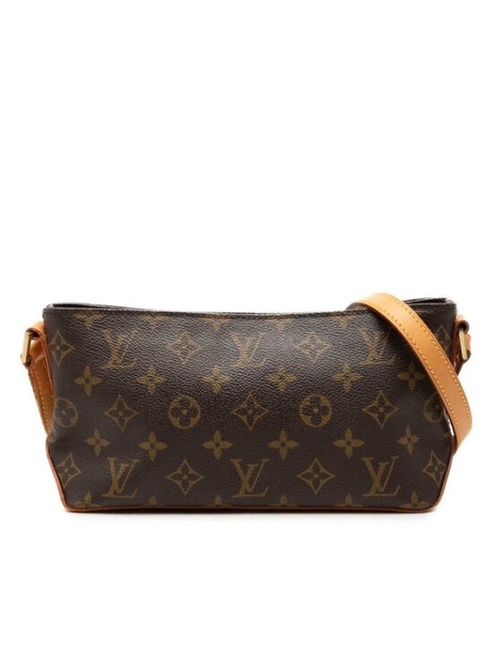 Louis Vuitton Handbags - Louis Vuitton Monogram Trotteur Crossbody Shoulder Bag Brown Leather
